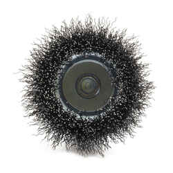 Forney 3 in. Dia. x 1/4 in. Coarse Steel Crimped Wire Cup Brush 1 pc.