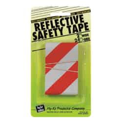 Hy-Ko Safety Tape 2 X 24 Red, Silver