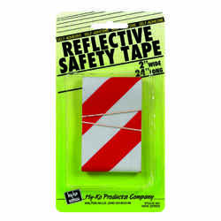 Hy-Ko Safety Tape 2 X 24 Red, Silver