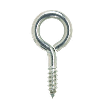 Hampton 9/32 in. Dia. x 2-5/16 in. L Polished Stainless Steel Screw Eye 120 lb. capacity 1 pk