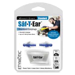 Etymotic Saf-T-Ears Standard 27 dB Reusable Blue 1 Ear Plugs