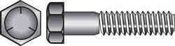 HILLMAN 5/16 in. Dia. x 3-1/2 in. L Heat Treated Zinc Steel Hex Head Cap Screw 50 box