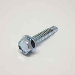 Ace 1/4-14 Sizes x 1-1/2 in. L Hex Hex Washer Head Zinc-Plated Steel Self- Drilling Screws 1 l