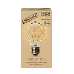 FEIT Electric The Original 60 watts A19 Incandescent Bulb 275 lumens Soft White Vintage 1 pk