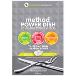 Method Power Dish Lemon Mint Scent Pods Dishwasher Detergent 20 pk