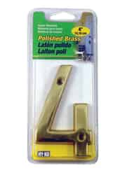 Hy-Ko 4 in. Brass Bronze Number Nail-On 4