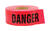 C.H. Hanson 500 ft. L x 3 in. W x 3 in. W Polyethylene Barricade Tape Red Danger