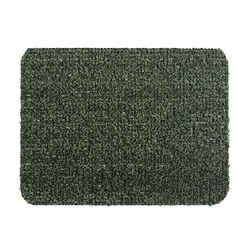 GrassWorx Clean Machine Green Polyethylene Nonslip Door Mat 24 L x 18 W