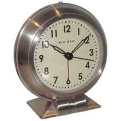 Westclox 3.8 in. Silver Alarm Clock Analog