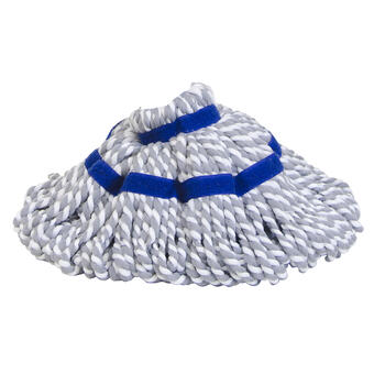 Quickie 15.6 in. L Twist Microfiber/Chenille Mop Refill 1 pk