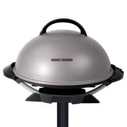 George Foreman Silver Plastic Nonstick Surface Indoor Grill 240 sq. in.