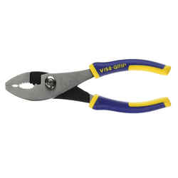 Irwin 6 in. Chrome Vanadium Steel Slip Joint Pliers Blue 1 pk