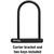 Master Lock 8 in. H X 6-1/8 in. W Steel Double Locking U-Lock 1 pk