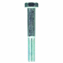 HILLMAN 3/8 in. Dia. x 2-1/2 in. L Zinc Plated Steel Hex Bolt 50 box