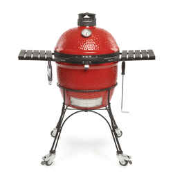 Kamado Joe 18 in. Classic II Charcoal Kamado Grill and Smoker Red