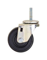 InterMetro 3 in. Dia. Swivel Hard Rubber Caster 300 lb. 1 pk