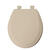 Mayfair Round Beige Molded Wood Toilet Seat