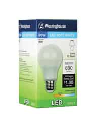 Westinghouse Omni Directional A19 G13 (Medium Bi-Pin) LED Bulb Warm White 60 Watt Equivalence 1 pk