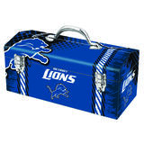 Sainty International 16.25 in. Detroit Lions 7.1 in. W x 7.75 in. H Art Deco Tool Box Steel