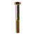 HILLMAN 1/2 in. Dia. x 3-1/2 in. L Heat Treated Yellow Dichromate Hex Head Cap Screw 25 box