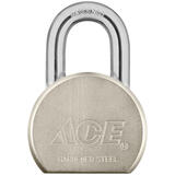 Ace 2-3/16 in. H x 2-1/2 in. W x 1-1/8 in. L Steel Double Locking Padlock 1 pk