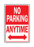 Hy-Ko English 12 in. H x 18 in. W Sign Aluminum No Parking Anytime