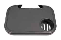 Living Accents Plastic Snap-On Side Tray Black