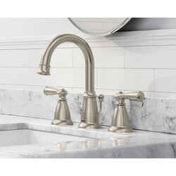 Moen Banbury Banbury Brushed Nickel Widespread Bathroom Faucet 8-16 in.