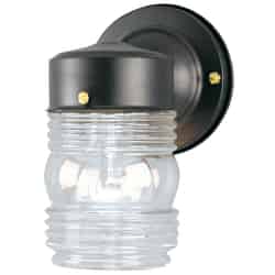 Westinghouse Matte Black Incandescent Jelly Jar Light