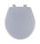 Mayfair Slow Close Round Bone Plastic Toilet Seat