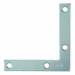 Ace 3 in. H x 2.375 in. W x 3 in. D Zinc Flat Corner Brace