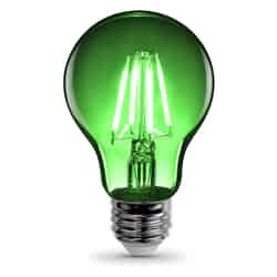 Feit Electric A19 E26 (Medium) Filament LED Bulb Green 30 Watt Equivalence 1 pk