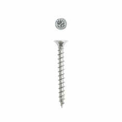 SPAX No. 8 x 1-1/2 in. L Phillips/Square Flat Zinc-Plated Steel Multi-Purpose Screw 25 each