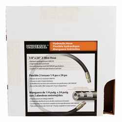 Apache 0.3 in. D X 24 in. L 5000 psi Rubber 2-Wire Hydraulic Hose