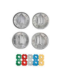 Lux Chrome Top Burner