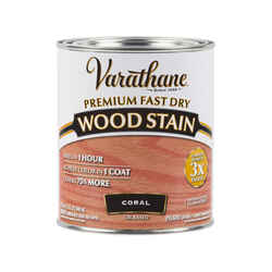 Varathane Semi-Transparent Coral Oil-Based Urethane Modified Alkyd Wood Stain 1 qt