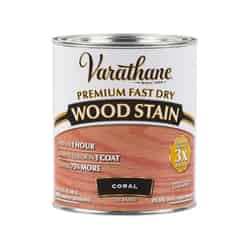 Varathane Semi-Transparent Coral Oil-Based Urethane Modified Alkyd Wood Stain 1 qt