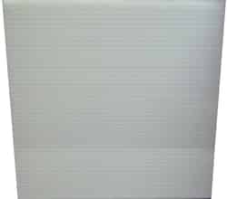 Plaskolite Single Corrugated Plastic Sheet 24 in. W X 48 in. L X .157 in. T