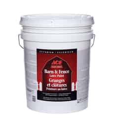 Ace White Water-Based Latex 5 gal. Flat Barn and Fence Paint
