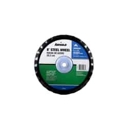 Arnold 8 in. Dia. x 1.75 in. W Lawn Mower Replacement Wheel 60 lb. Steel