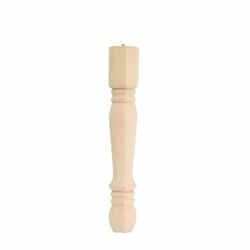 Waddell 9 in. H Traditional Pine Table Leg