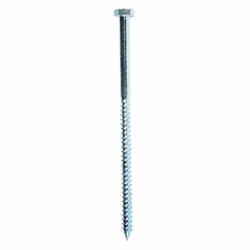 HILLMAN 1/4 in. x 5 in. L Hex Steel Lag Screw 100 pk