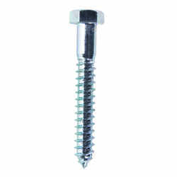 HILLMAN 1/2 in. x 3-1/2 in. L Hex Steel 25 pk Lag Screw