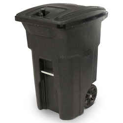 Toter Bear Tough 64 gal Polyethylene Wheeled Trash Can Lid Included