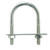 Hampton 3/8 in. x 2 in. W x 4-3/4 in. L Coarse Stainless Steel U-Bolt