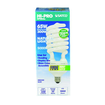 Satco HI-PRO 65 watts T5 9.45 in. Natural Light CFL Bulb 4300 lumens Speciality 1 pk