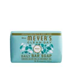 Mrs. Meyer's Clean Day Organic Basil Scent Bar Soap 5.3 ounce