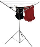 Household Essentials 52 in. L Silver Aluminum Umbrella Clothes Dryer