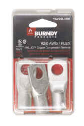 Burndy Insulated Wire Ring Terminal 3 pk