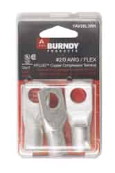 Burndy Insulated Wire Ring Terminal 3 pk